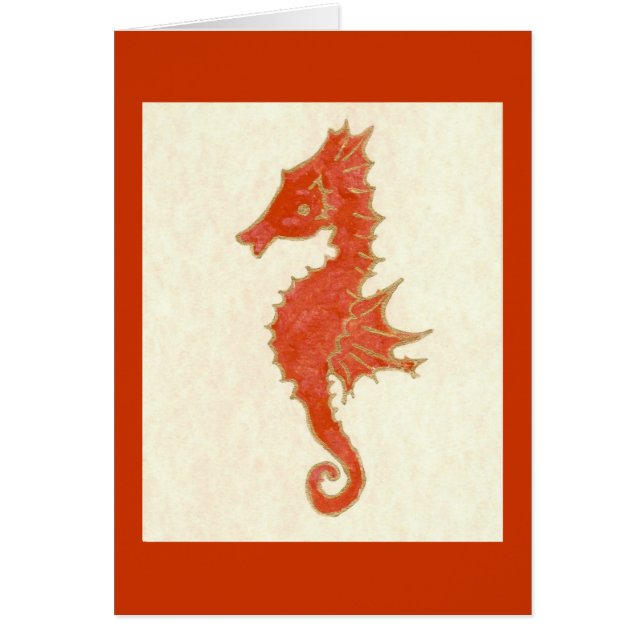 SEAHORSE IN ORANGE (Front)