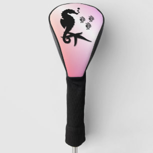 Seahorse Into the Pink Golf Head Cover