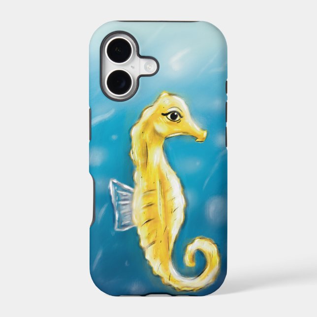 Seahorse iPhone Case -- Multiple Sizes (Back)