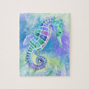 Seahorse Jigsaw Puzzle Wonderful Underwater Life