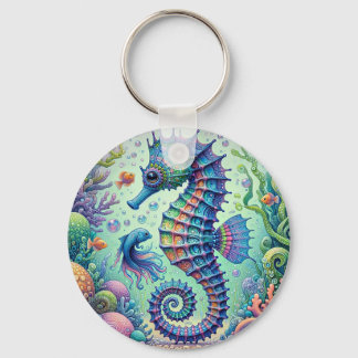 Seahorse Key Ring