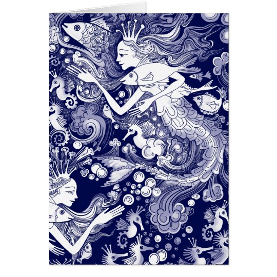 Seahorse kingdom card