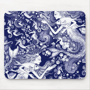 Seahorse kingdom mouse mat