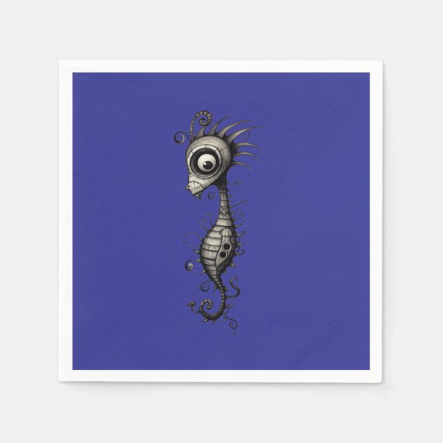 seahorse napkin (Front)
