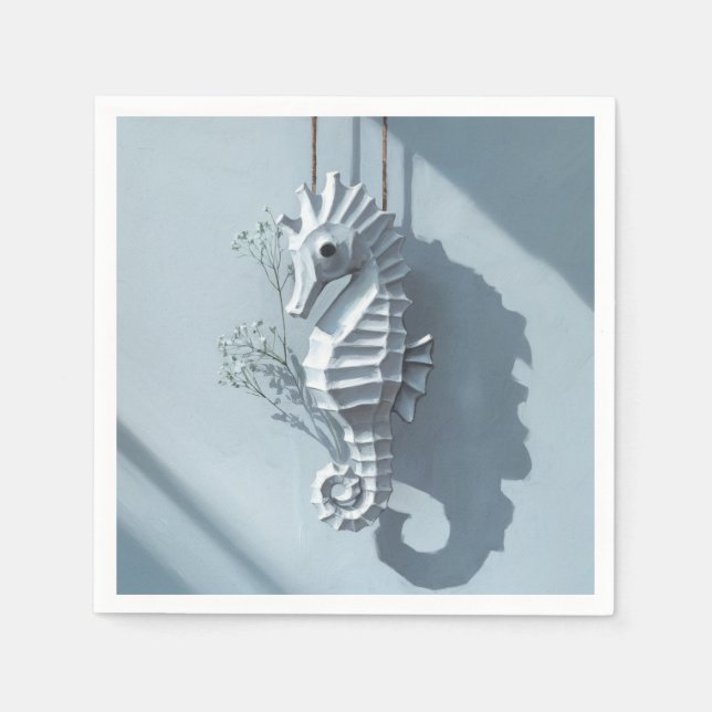 Seahorse Napkin (Front)
