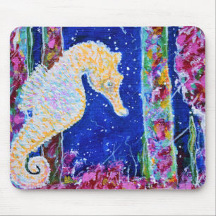 Seahorse Painting Mouse Mat
