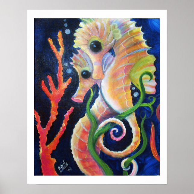 Seahorse Pair Poster (Front)
