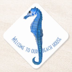 Seahorse Paper Coaster