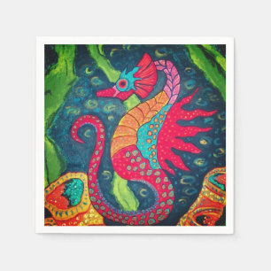 Seahorse Paper Napkin