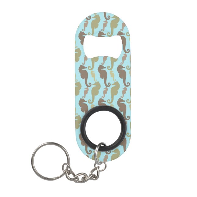 Seahorse Pattern Aqua Blue (Front)