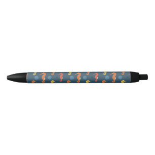 Seahorse Pattern Black Ink Pen