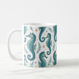 Seahorse pattern Mug