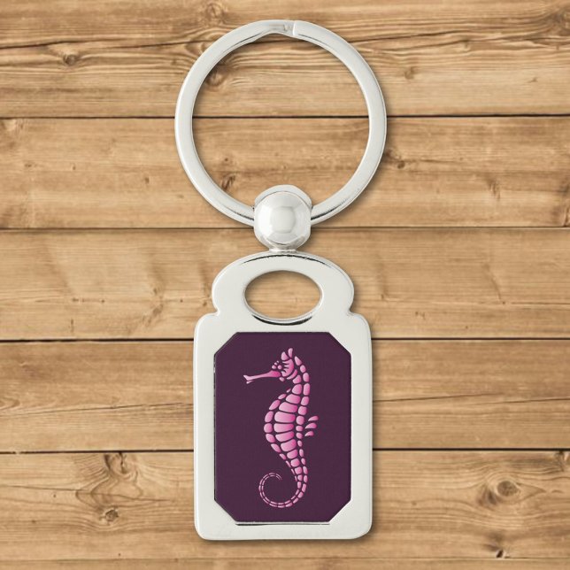 Seahorse Pink Key Ring (Creator Uploaded)