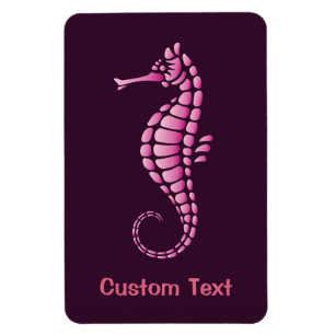 Seahorse Pink Magnet
