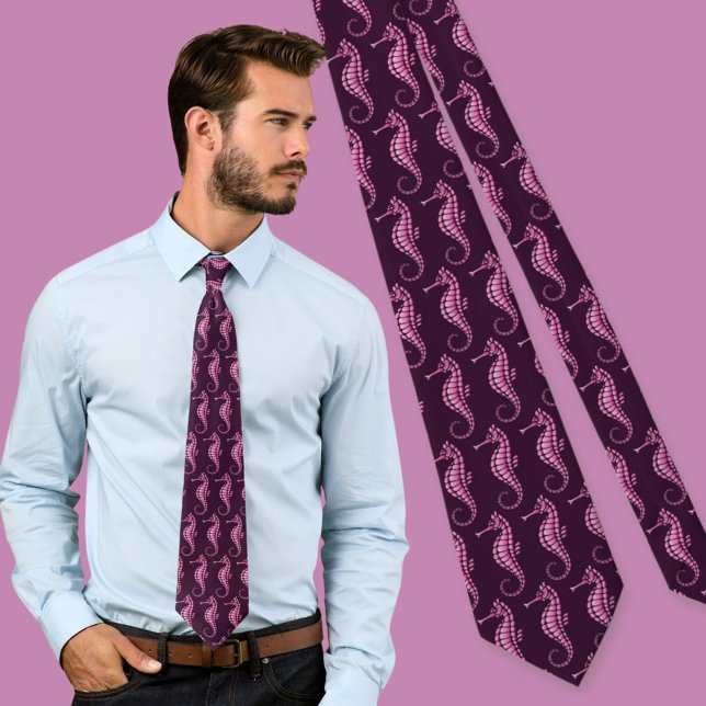 Seahorse Pink Tie (Creator Uploaded)