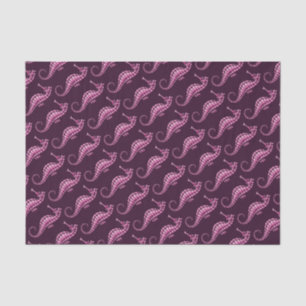 Seahorse Pink Tissue Paper