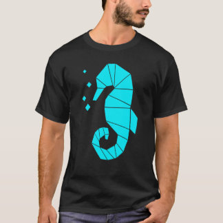 Seahorse Polygon Aquatic Sea Animal Fish Hippocamp T-Shirt