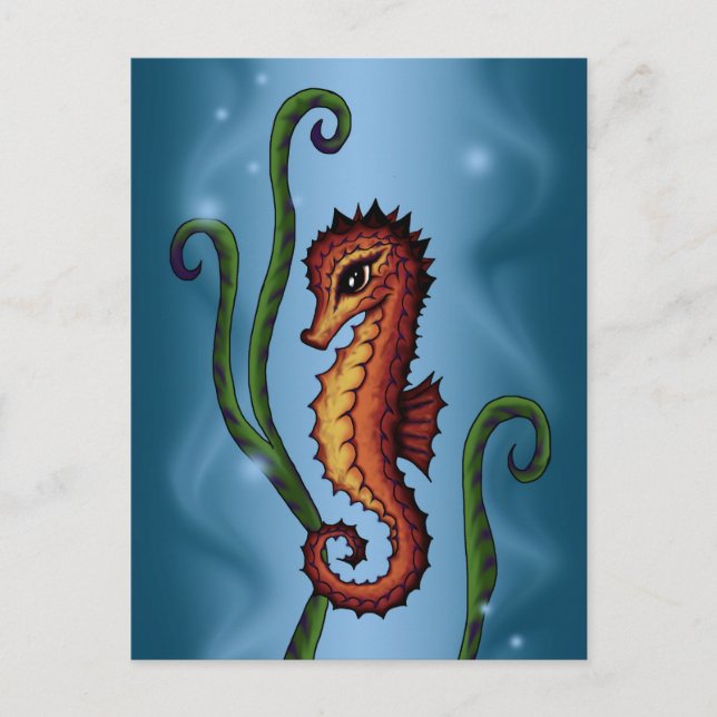 Seahorse Postcard (Front)