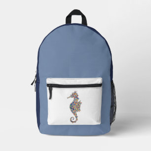 Seahorse Printed Backpack