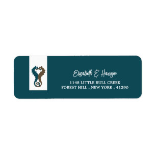 Seahorse Romance, Beach Wedding