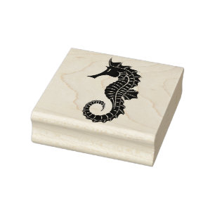 Seahorse Rubber Stamp