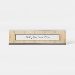 Seahorse Sea Animal Lover Vintage Style Desk Name Plate