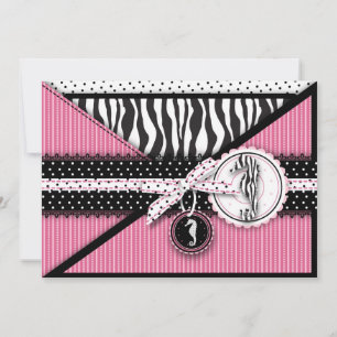 Seahorse Sensation Baby Shower Invitation