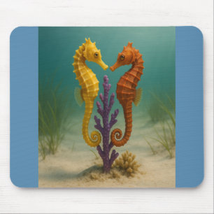 Seahorse Serenade Mouse Mat