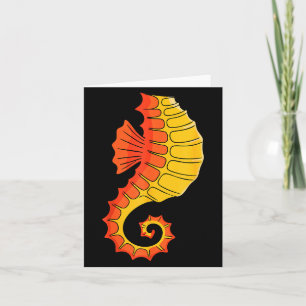 Seahorse Shirt Adult Kids Men Women Sea Horse Cost Card