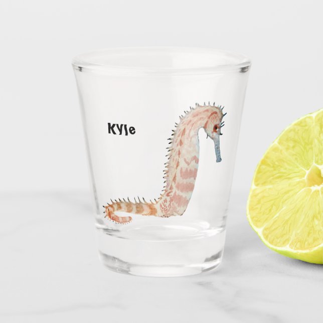 Seahorse Shot Glass (Front)