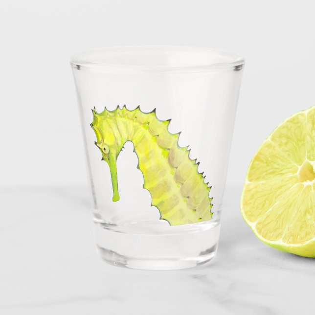 Seahorse Shot Glass (Front)