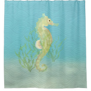 Seahorse Shower Curtain