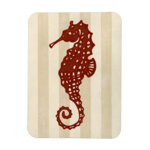 Seahorse Silhouette Magnet