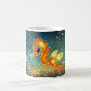 Seahorse, small sea fish, Syngnathidae family Coffee Mug