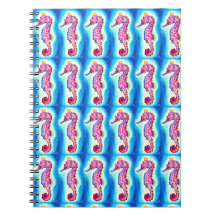 Seahorse Spiral Notebook