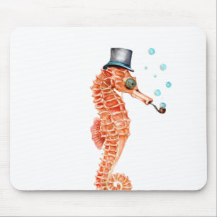 Seahorse Steampunk Mouse Mat