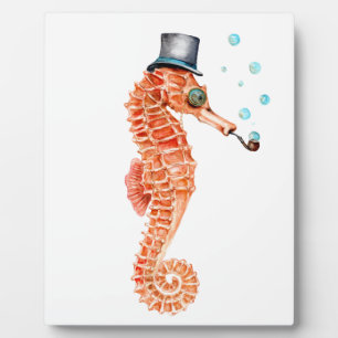 Seahorse Steampunk Plaque