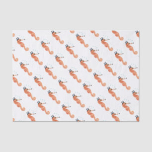 Seahorse Steampunk Tissue Paper