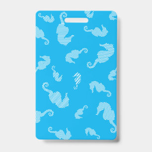seahorse Teacher Hall Pass ID Badge