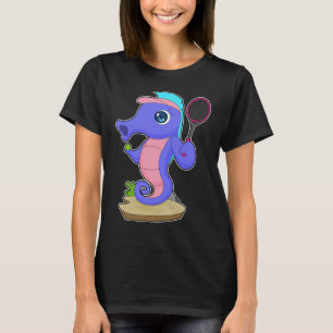 Seahorse Tennis Tennis racket Sports T-Shirt
