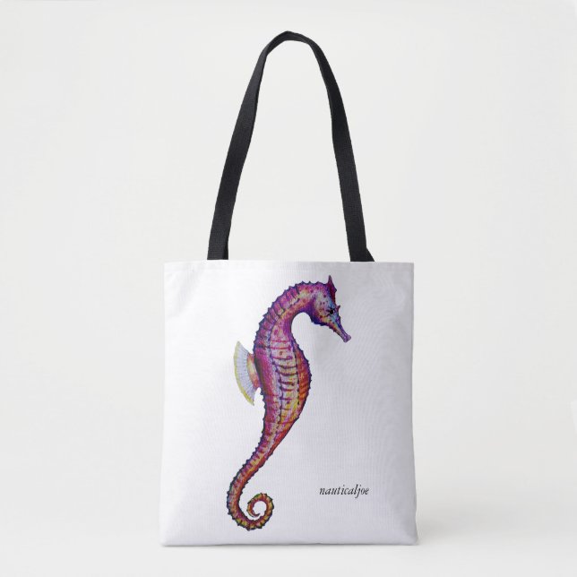 seahorse tote bag (Front)