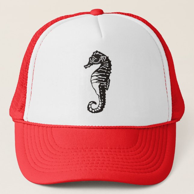 Seahorse Trucker Hat (Front)