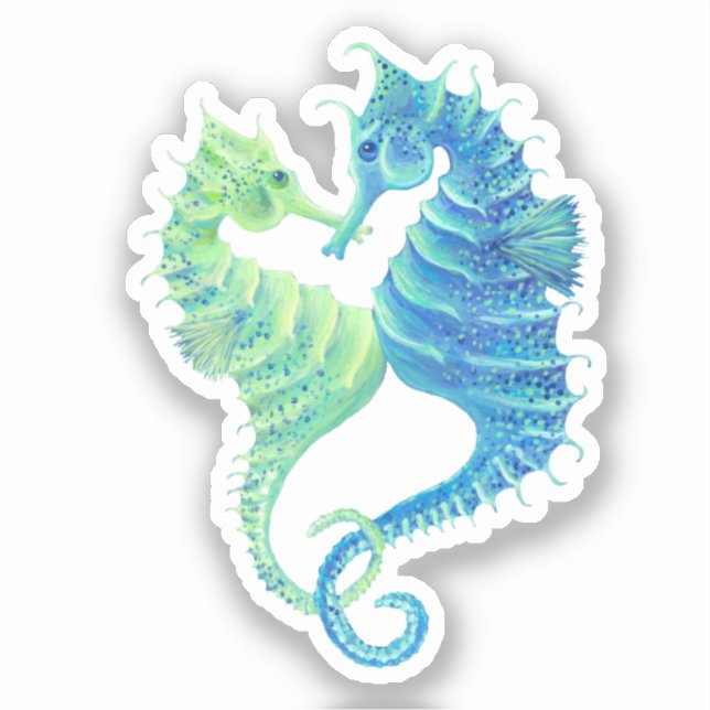 Seahorse Vinyl Sticker (Front)