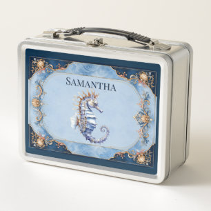 Seahorse wedding bridal party goody box favour