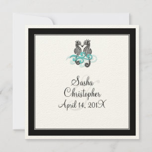 Seahorse Wedding Invitations