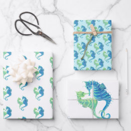 Seahorse Wrapping Paper