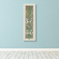 Seahorses and Seaweed, Vintage Art Nouveau
