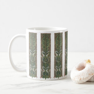 Seahorses and Seaweed, Vintage Art Nouveau Coffee Mug