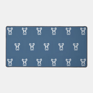 Seahorses Aquatic Pattern Desk Mat