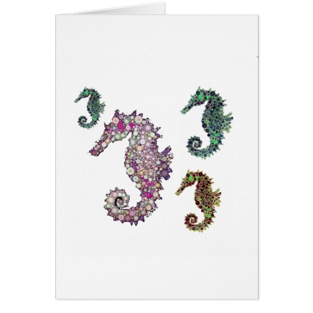 Seahorses Art by LeahG (Front)